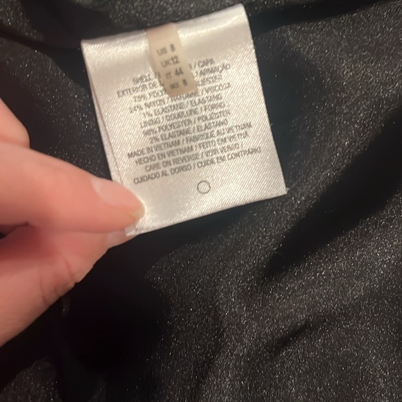 T Tahari Grey Cap Sleeve Knee Length Dress 8 - Picture 7 of 9